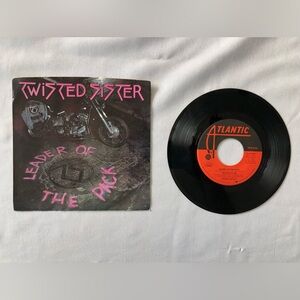 Twisted Sister 45 RPM Vinyl Record with Sleeve